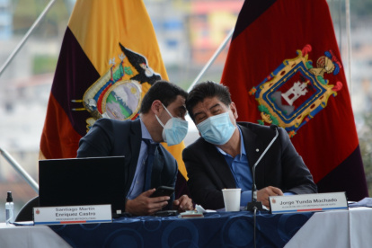 Proceso. El alcalde de Quito, Jorge Yunda, es uno de 14 investigados por la compra de pruebas para COVID-19.