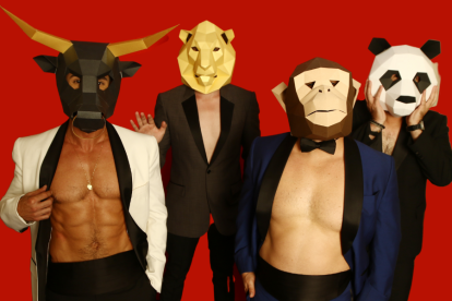 Fabo Doja, Daniel Santos, Leonardo Moreira y Santiago Carpio.