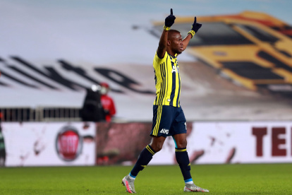 Enner Valencia marcó un doblete el fin de semana en la liga turca.