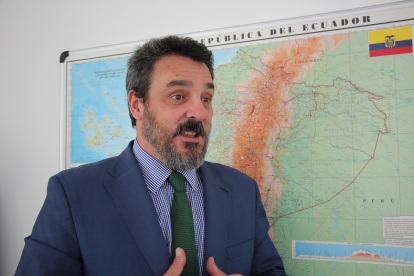 El representante de Unicef en Ecuador, Joaquín González-Alemán.