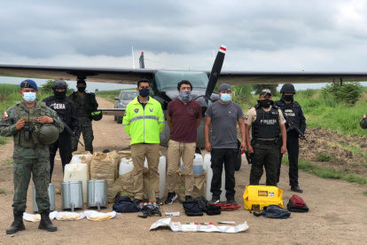 Hallazgo. Nuevamente se localizan narcoavionetas en territorio ecuatoriano.