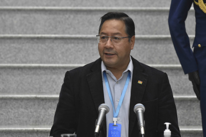 El presidente de Bolivia, Luis Arce, dice que esta lermite las adopciones con más agildiad. EFE/Stringer/Archivo
