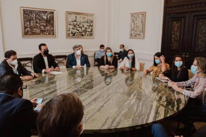 Encuentro. En la cita participaron líderes del sector productivo.