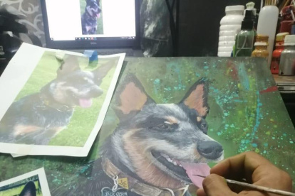 Los retratos de perros y gatos tienen gran acogida entre los amantes de los animales.