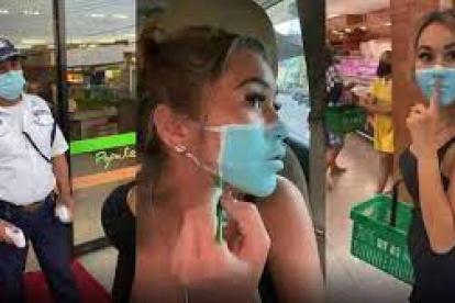 La mujer grabó un vídeo en el que mostraba cómo burló los controles.