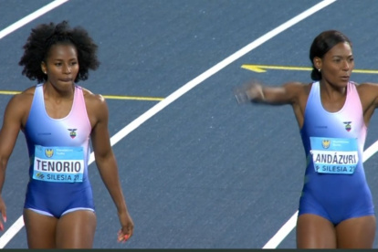 Ángela Tenorio y Marizol Landázuri, dos de las atletas tricolores.