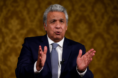 Imagen de archivo del presidente de Ecuador, Lenín Moreno.