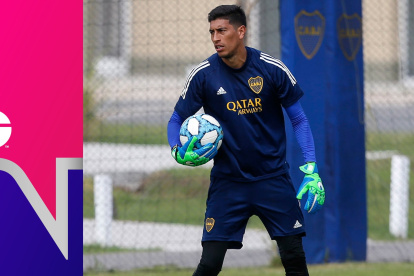 Fabián Andrada, arquero de Boca, dio positivo en la prueba de COVID-19.