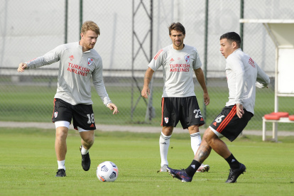 Los jugadores de River Plate dejaron la concentración después de confirmarse que no se viajaba a Colombia