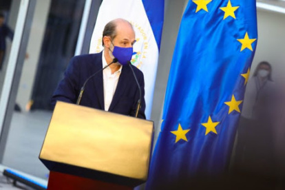 Andreu Bassols, el embajador de la Unión Europea (UE) en El Salvador.