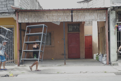 Hecho. En el interior de esta casa fue asesinada Brenda Borbor Plaza.