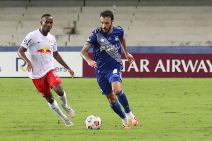 Los azules derrotaron 3-0 al conjunto brasileño en el duelo que se jugó en el Capwell.
