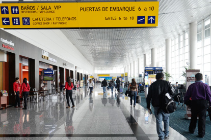 El aeropuerto de Guayaquil estuvo operativo y tuvo gran demanda pese a la pandemia.