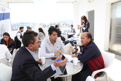 Grupos de emprendedores de diferentes nacionalidades que serán capacitados por la Universidad Internacional SEK.