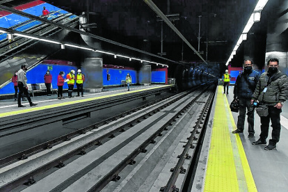La obra civil del metro empezó a entregarse la semana pasada. Son quince estaciones en total.