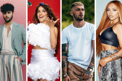 Joel Pimentel, Camila Cabello, Zayn Malik y Jesy Nelson.