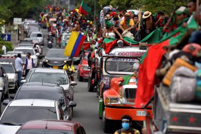 La minga llegó a Cali con un objetivo de acompañar a los jóvenes y la ciudadanía.