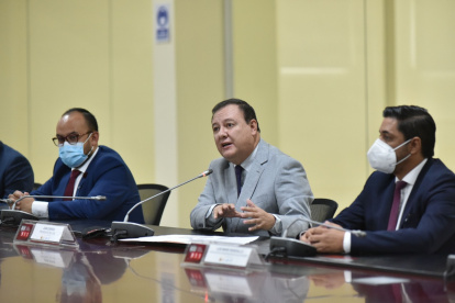 Balance. El COE dio una rueda de prensa para informar sobre el impacto de las restricciones en los hospitales.