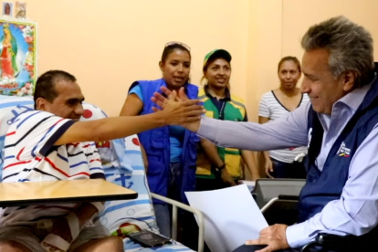 Propaganda. La campaña ‘Sembramos futuro’ se esfuerza por mostrar al presidente de la República saliente como un líder cercano a las personas.