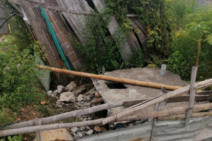 En este lugar fue encontrada la víctima.