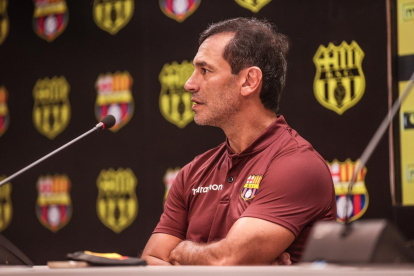 Fabián Bustos hablo de la racha amarilla en la altura y del duelo ante 9 de octubre.