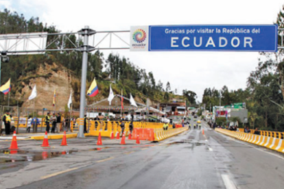 Ecuador decidió cerrar su frontera con Colombia.