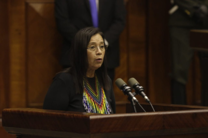 Guadalupe Llori es la nueva presidenta de la Asamblea Nacional.