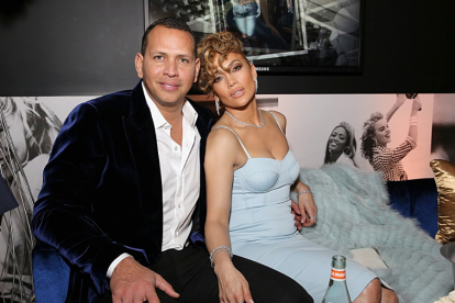 Álex Rodríguez y Jennifer López.