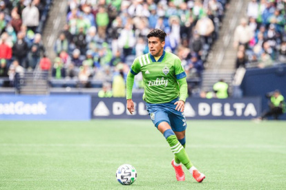 Xavier Arreaga se ha afianzado en la defensa de los Sounders de Seattle.