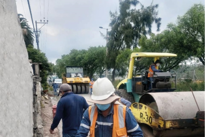 Los trabajos en la vía se intensificaron el fin de semana, aprovechando el confinamiento.