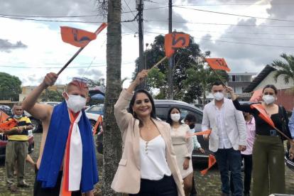 Amada Ortiz corrió por la ID para llegar a la Asamblea. Antes había participado en elecciones con el correísmo.