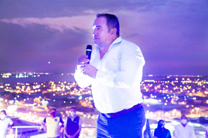 El alcalde de Durán, Dalton Narváez, en una reciente aparición pública.