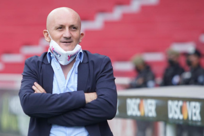 Confianza. Pese a los contratiempos, la directiva de Liga tiene fe en el proceso de Pablo Repetto.