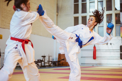 Tope. La deportista capitalina entrena en Quito hasta hoy junto con representantes de Estados Unidos y República Dominicana.