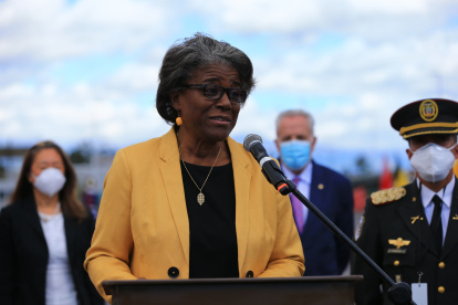 Linda Thomas-Greenfield habló sobre el compromiso que tiene Estados Unidos en mantener una buena relación con Ecuador.