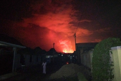 Ascienden a 15 los muertos en la erupción del volcán Nyiragongo en RD Congo.