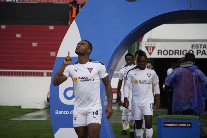 Pedro Pablo Perlaza llegó en 2020 a Liga de Quito. Firmó contrato por cuatro años.