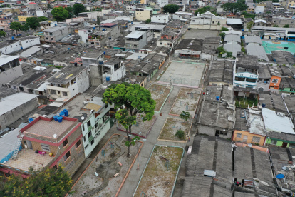 A los ciudadanos les da temor caminar por los callejones solitarios de la ciudadela Guangala.