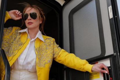 Una de las imágenes con las que la actriz dio pistas de sus nuevos proyectos.