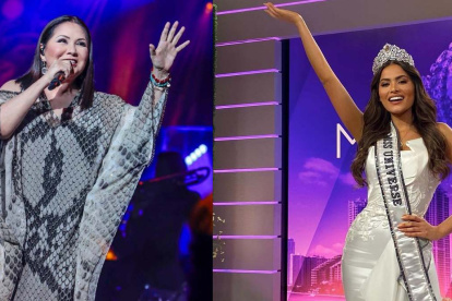 Hay quienes comparan el parecido físico de la cantante con la reina de belleza.