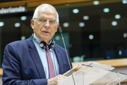 La felicitación del representante de la UE llegó desde Twitter.