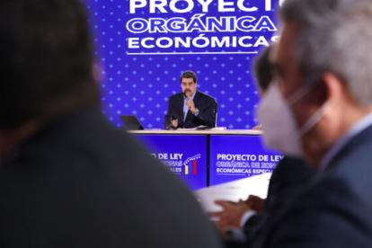 Nicolás Maduro volvió a sus acostumbrados insultos contra funcionarios de la Casa Blanca.