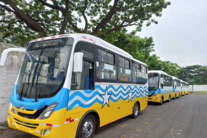 Transporte. El recorrido es de 2.5 Km que incluye 16 paradas.