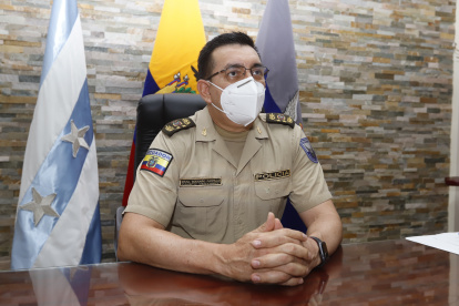 Fausto Buenaño, nuevo comandante de la Zona 8, que abarca Guayaquil, Durán y Samborondón