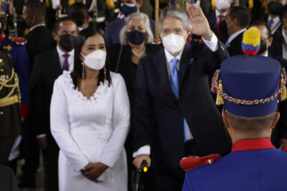 Posturas. Llori y Lasso se mostraron abiertos a trabajar juntos en sus discursos del 24 de mayo pasado.