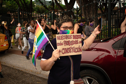 Besatón por rechazo a la homofobia