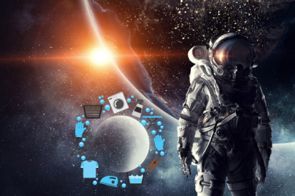 En cada misión se deben enviar al espacio toneladas de ropa, que se emplea lo máximo posible antes de ser incinerada.