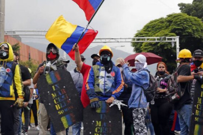 Las protestas en Colombia duran más de un mes y bajan de intensidad