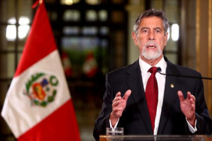 El presidente Sagasti pide una transición de poder ordenada, luego de las elecciones de este domingo.