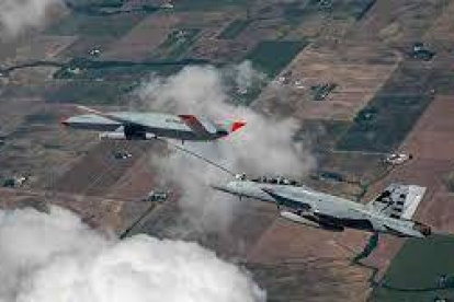 Los dos aviones completaron más de 10 minutos de conexión. Foto / Internet